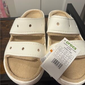 CROCS White Sandals Ventilated Comfort